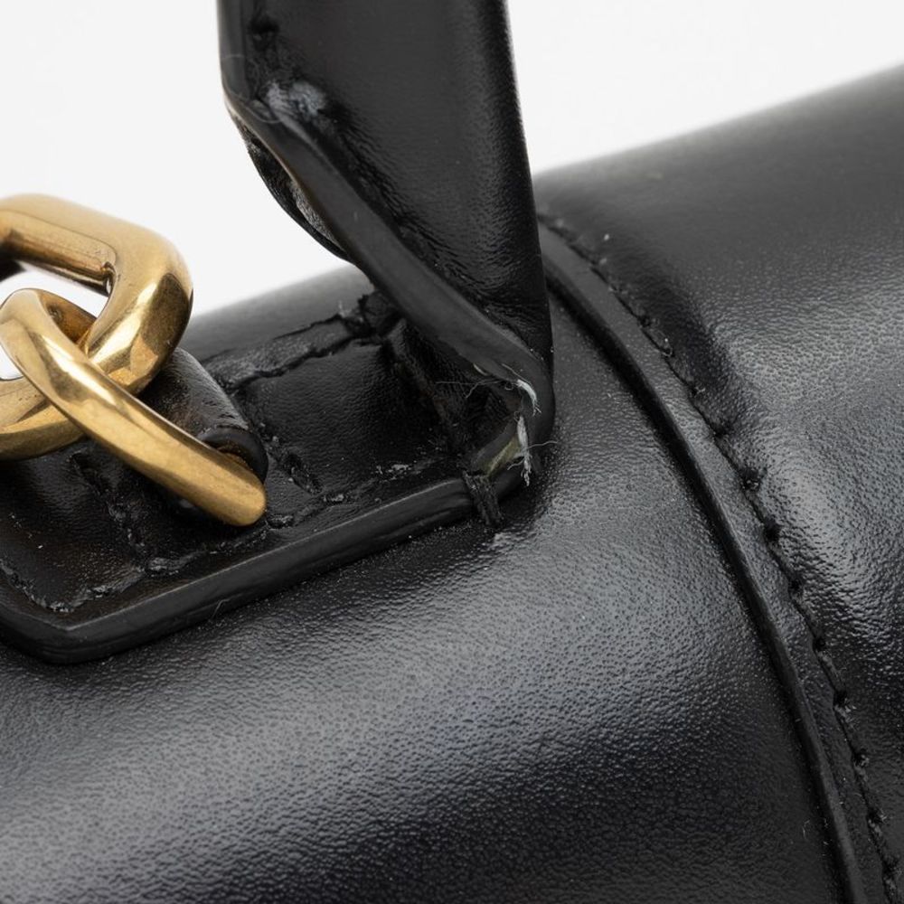 Balenciaga Shiny Calfskin Hourglass Medium Satchel - Picture 15 of 15